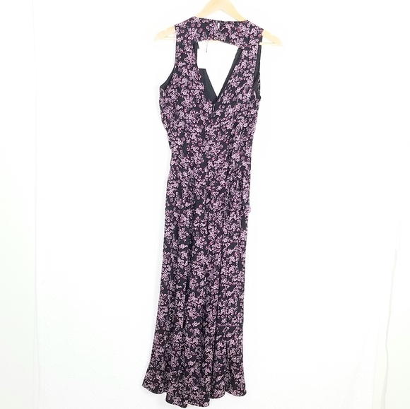 Jack BB Dakota Blue Floral Swish Swish Jumpsuit 4 - Picture 5 of 6